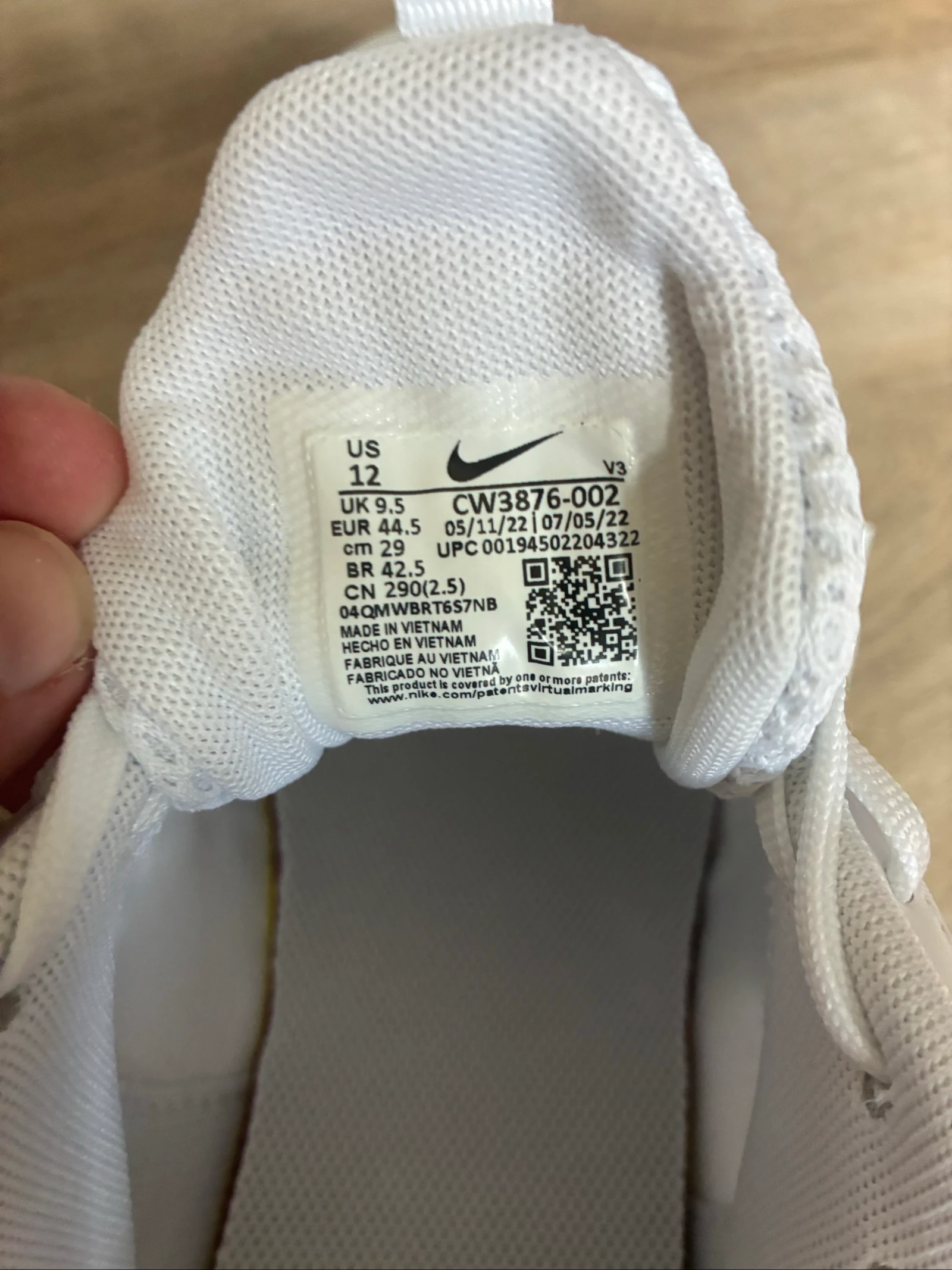 Basket Nike Zoom Air taille 44,5 – photo 4